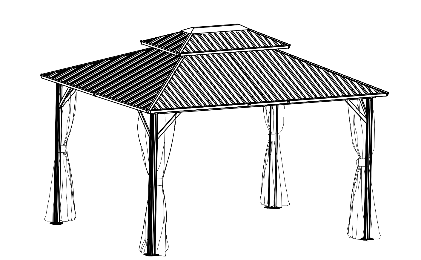 Metal Gazebo quraşdırma təlimatı
