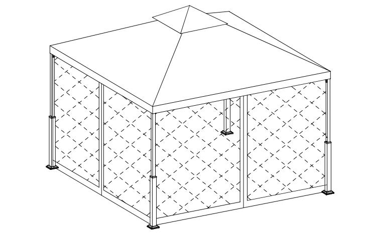 10X10Ft Patio Garden Gazebo Quraşdırma Bələdçisi