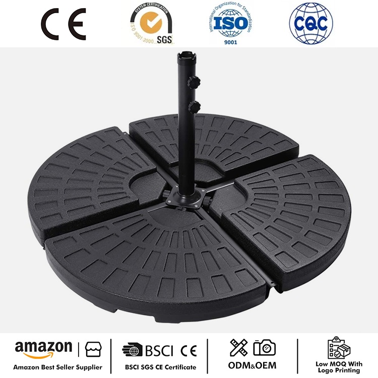4PCS Fan Formalı Çətir Altlığı Stend