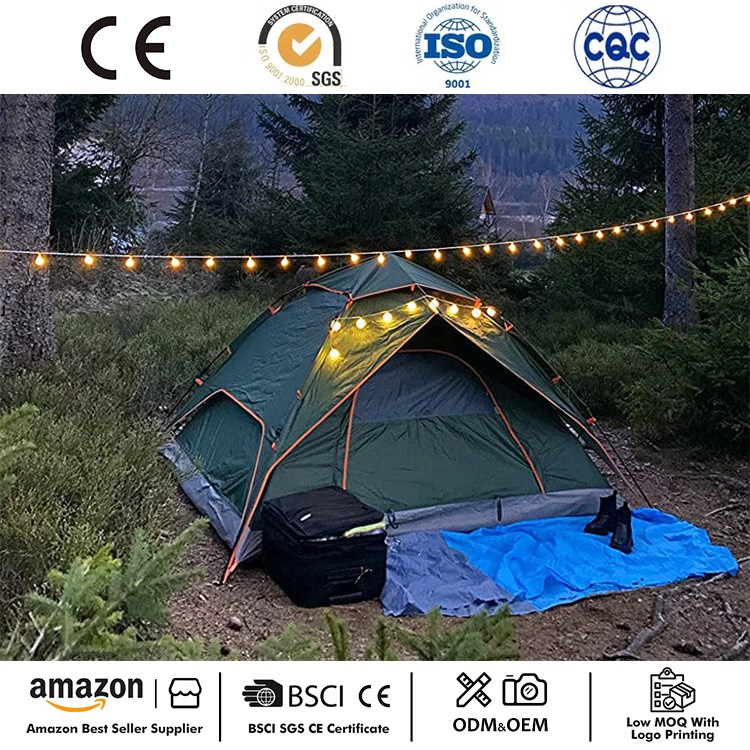Camping Suya davamlı avtomatik 3 nəfərlik çadır