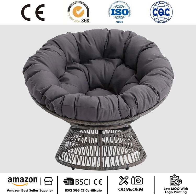Klassik Fırlanan Papasan Kreslo