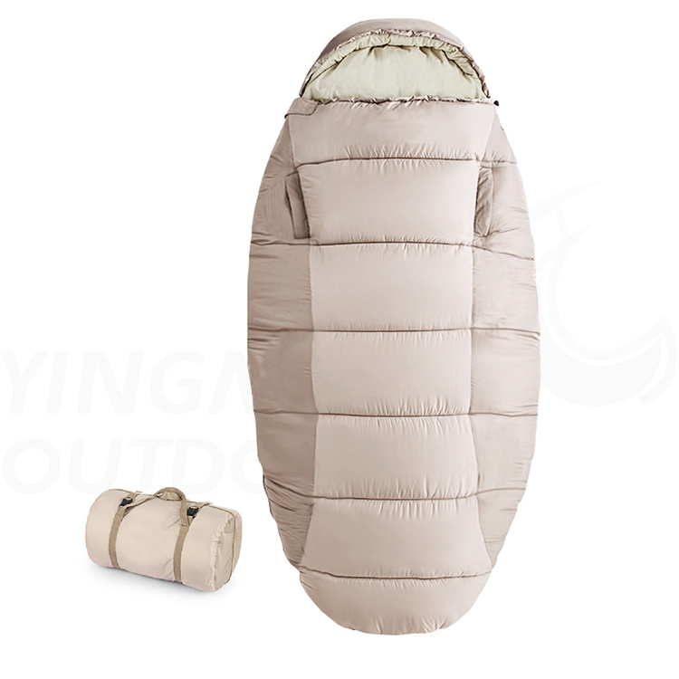 Oval pambıq yatmaq çantası
