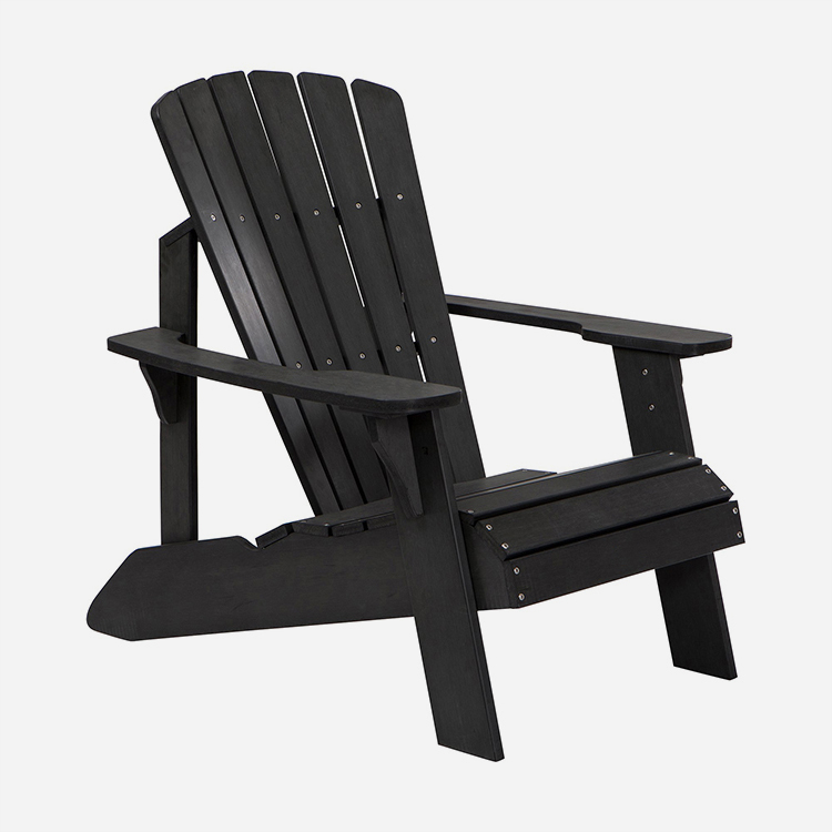 Açıq Qatran Taxta Adirondack Kreslosu